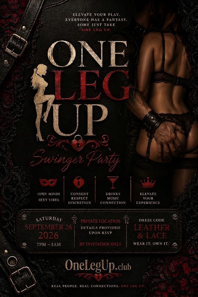 OneLegUp event poster